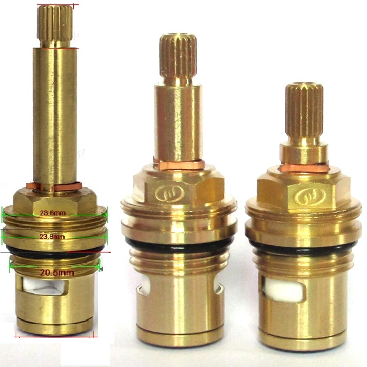 Shower Valve Cartridge - MTTUZK-All Copper Faucet Válvula Núcleo, Toque