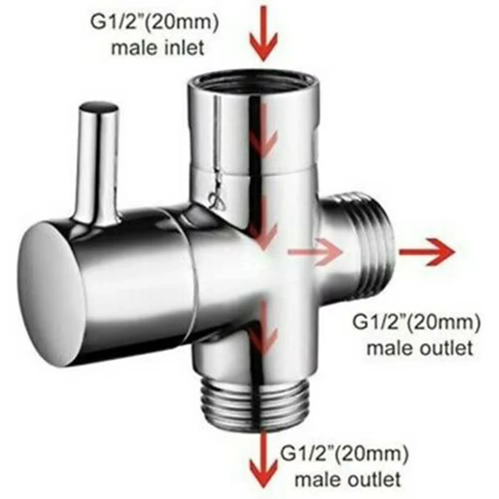 Shower Valve Cartridge - G1/2in 3 vias desviador válvula t-adaptador