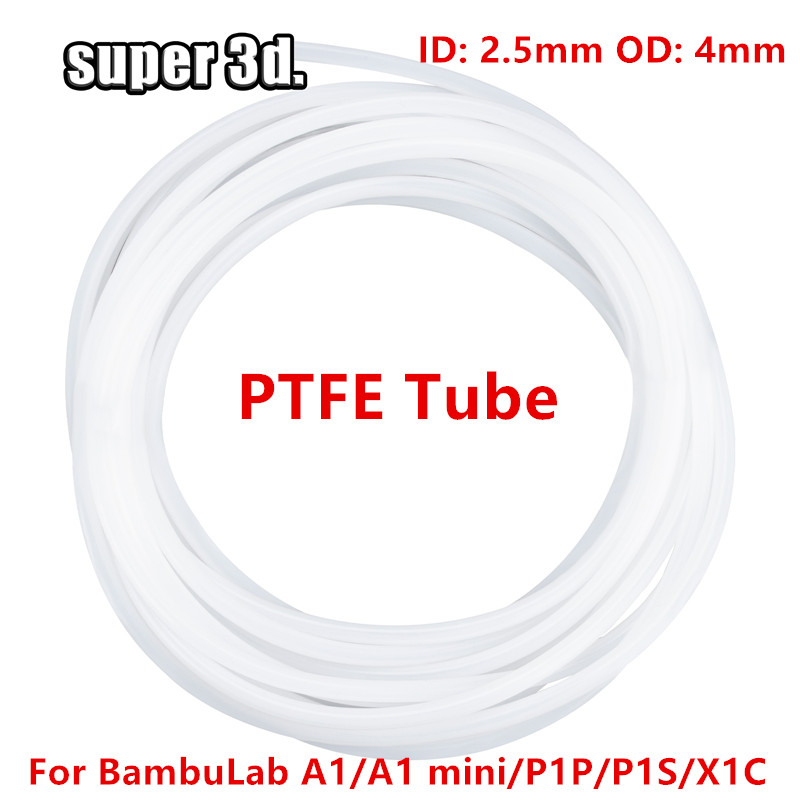 Ptfe Tape Thread - Tubo PTFE Bambu Lab 1/2/50M, ID