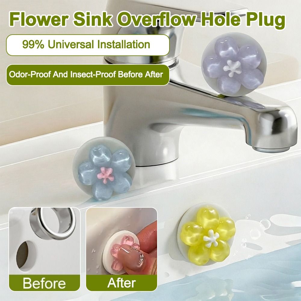 Overflow Pipe Clip - Anel de Vedação Anti-entupimento para Tubo