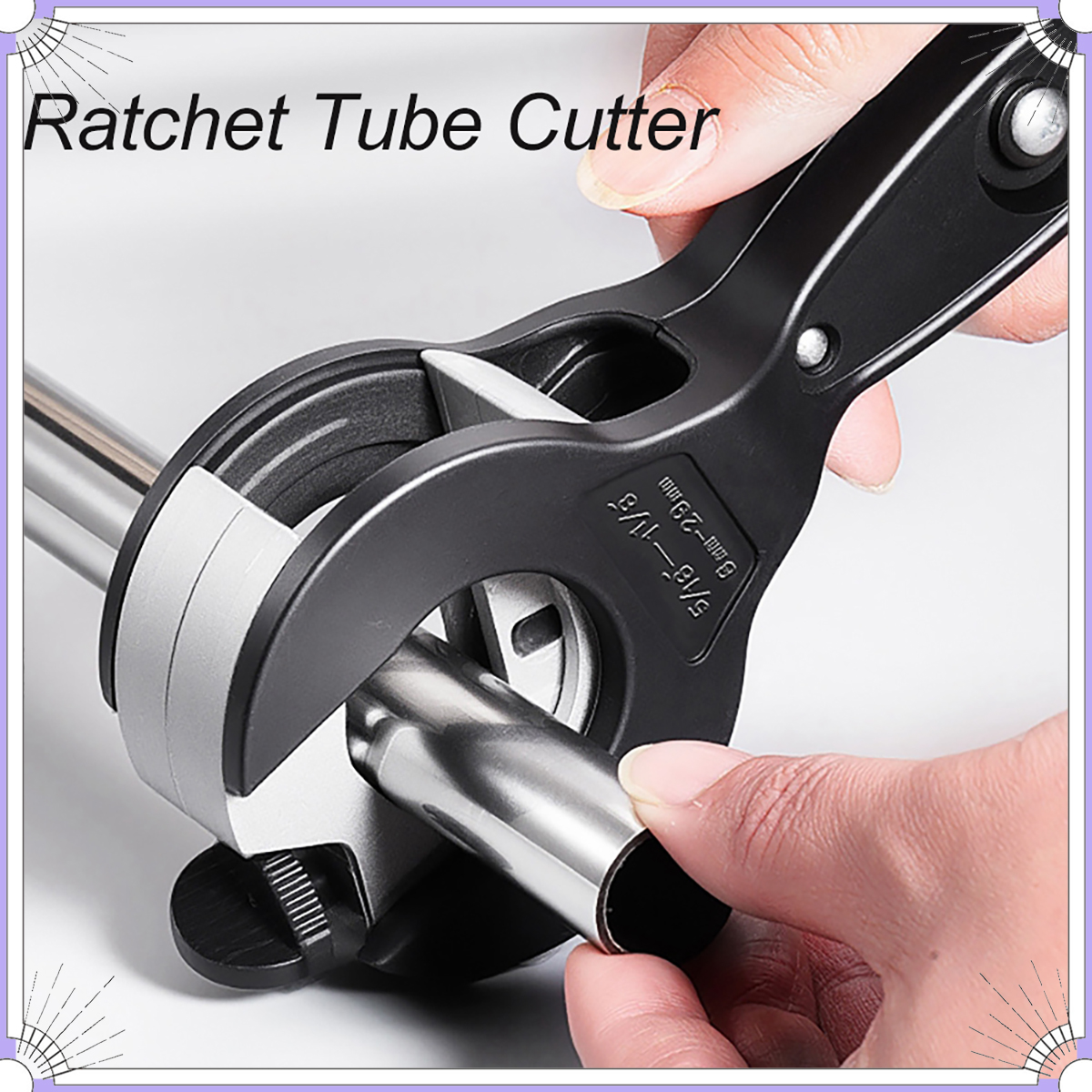 Pipe Cutter Ratchet - Cortador de Tubos Universal com Catraca
