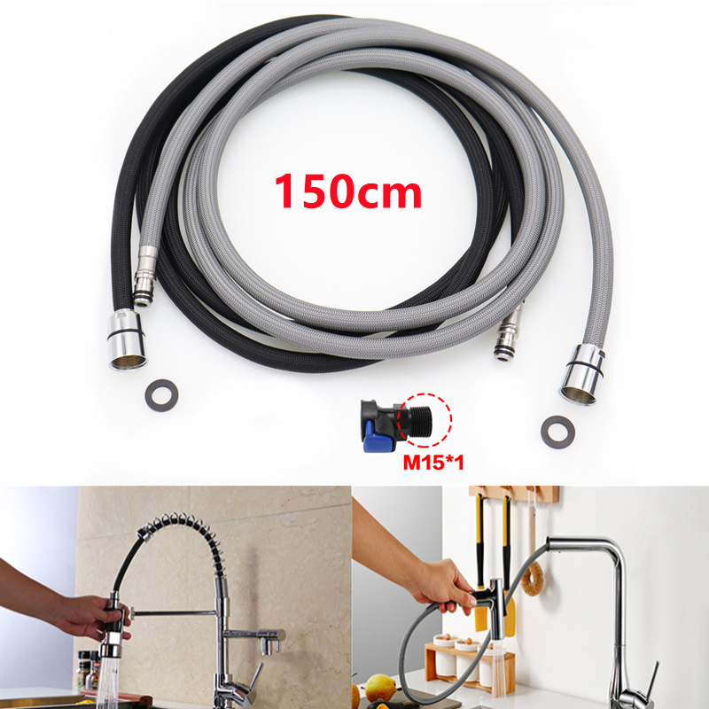 Flexible Hose Braided - 150/180/300cm torneira da cozinha mangueira substituição