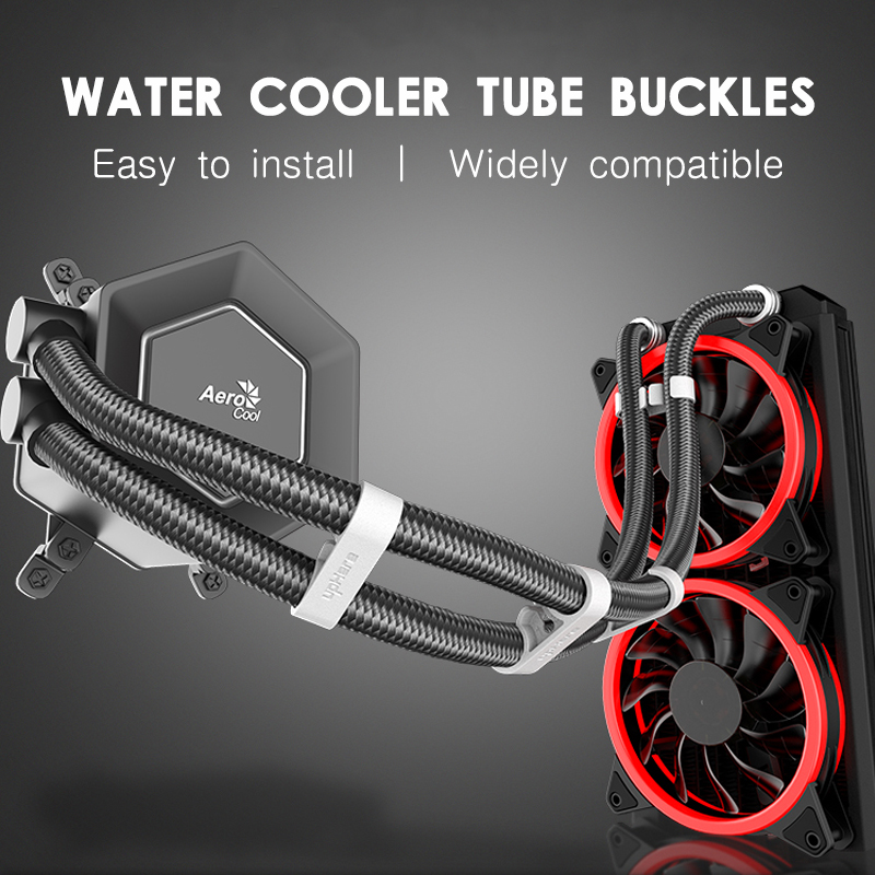 Plastic Pipe Clip - Jumpeak universal computador refrigerador de água