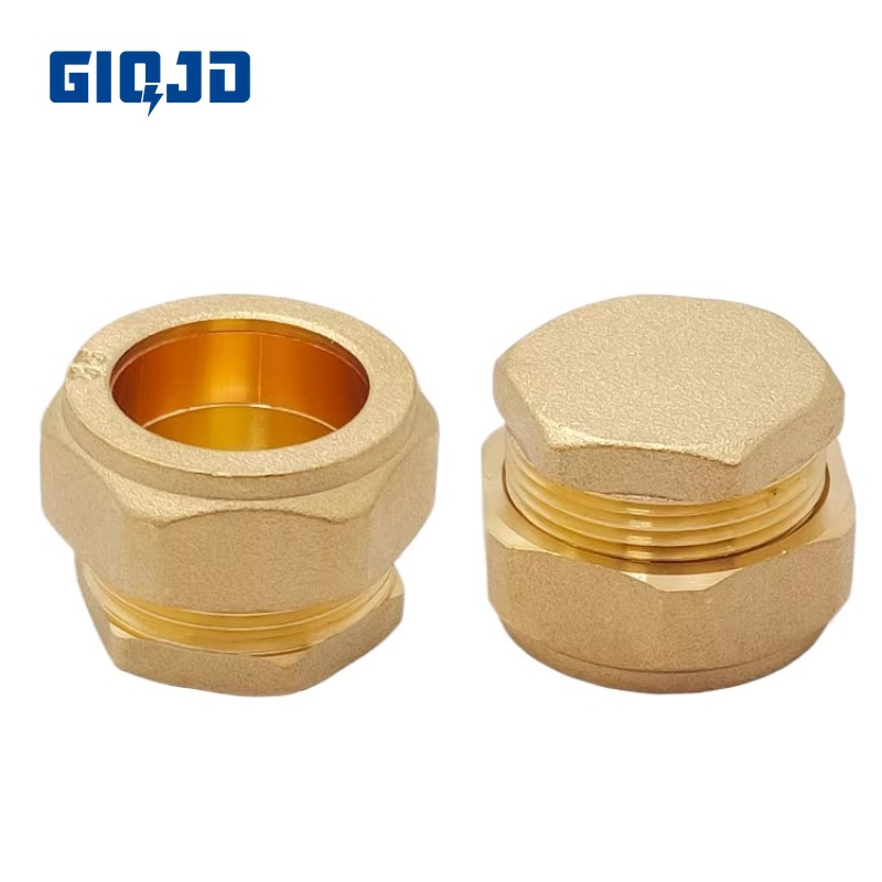 Compression Fitting Brass - Plugue de manga de cartão de