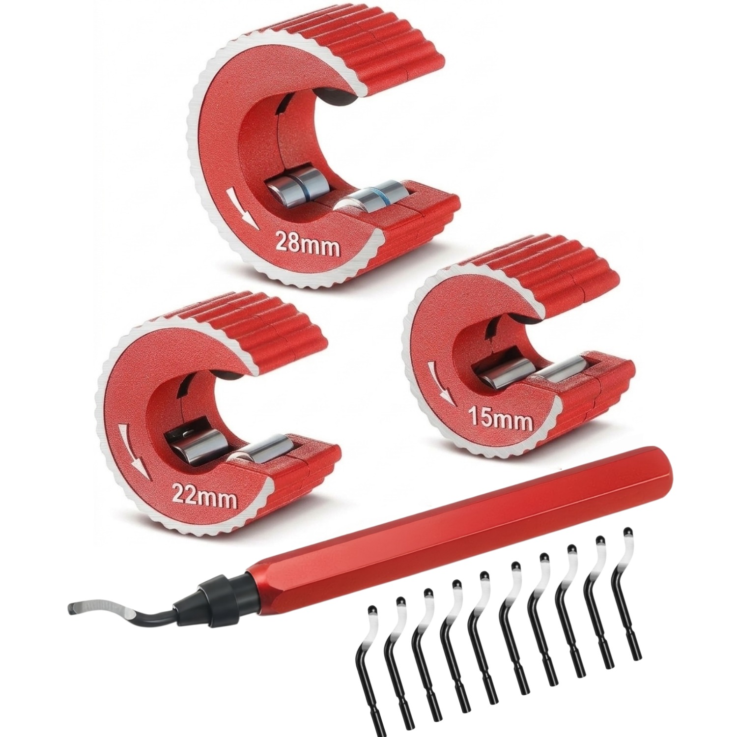 Pipe Cutter Ratchet - Conjunto de Cortadores de Tubos de