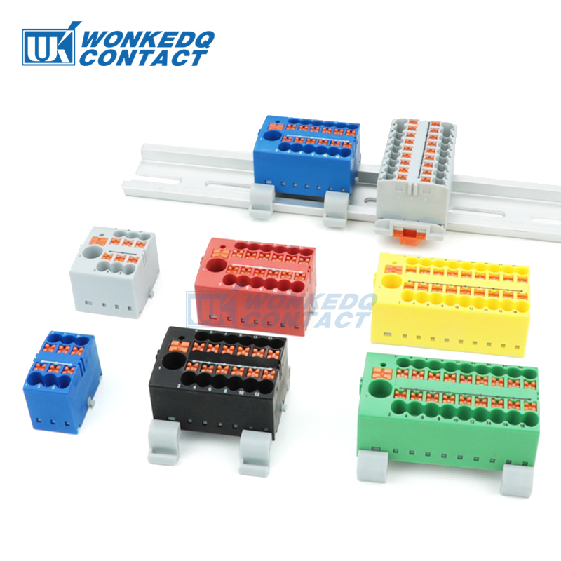 Push Fit Connector - Bloco de distribuição ptfix 2.5mm2 2/4/6/7/12/13/18/19