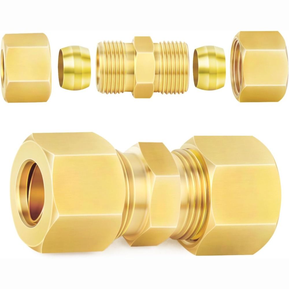 Compression Fitting Brass - Adaptador de Latão com Conexão de