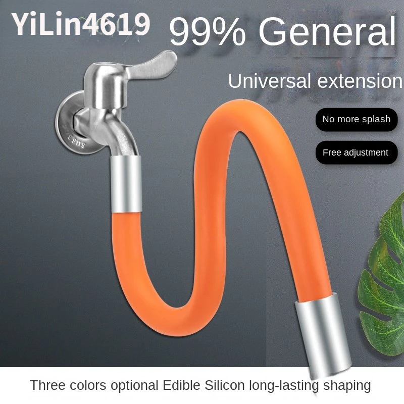 Flexible Hose Braided - Extensor de torneira ajustável de 1/2