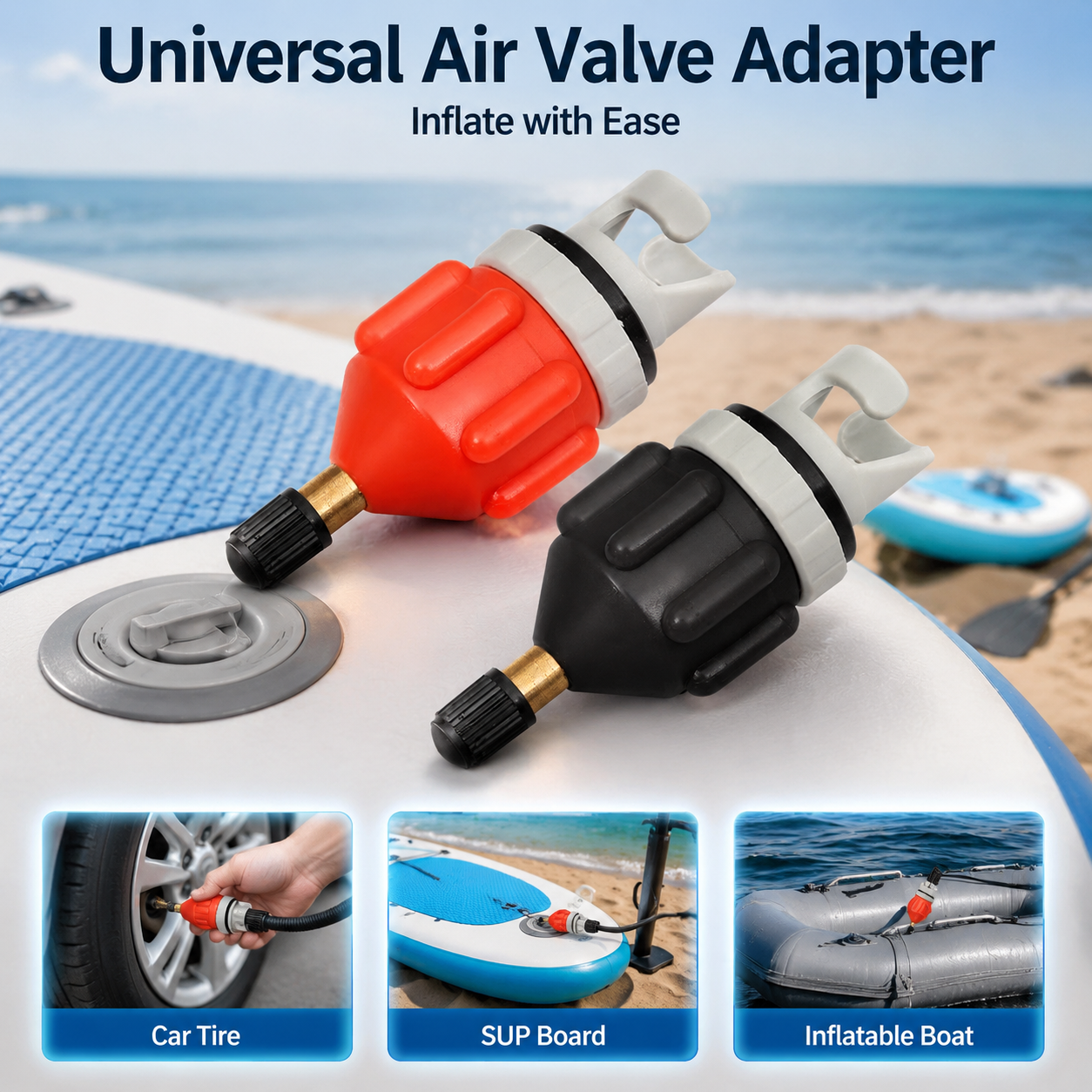 Float Ball Valve - Adaptador Universal para Bomba de SUP,