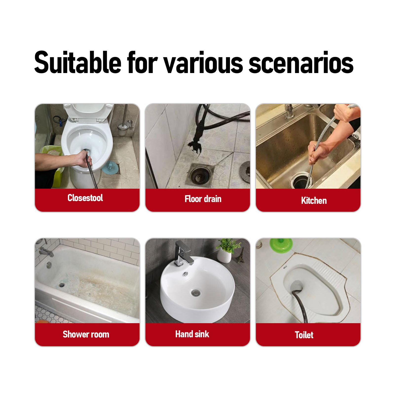 Desentupidor de Drenos de Alta - Drain Snake Flexible avaliação e preço