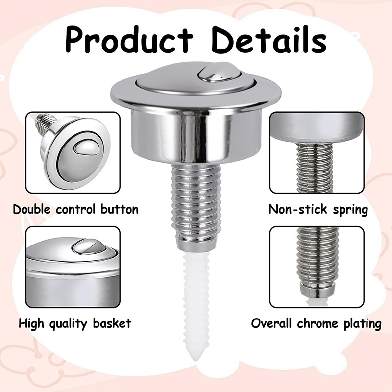 Botão de Descarga Dupla Flushw - Toilet Fill Valve avaliação e preço
