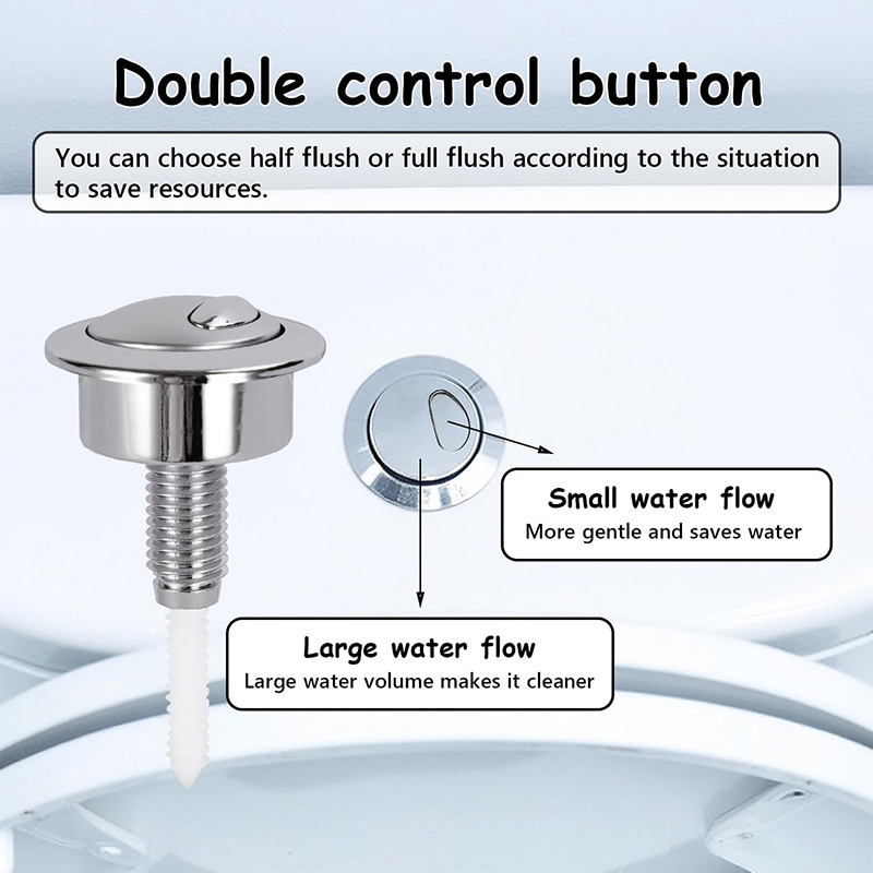 Botão de Descarga Dupla Flushw - Toilet Fill Valve avaliação e preço