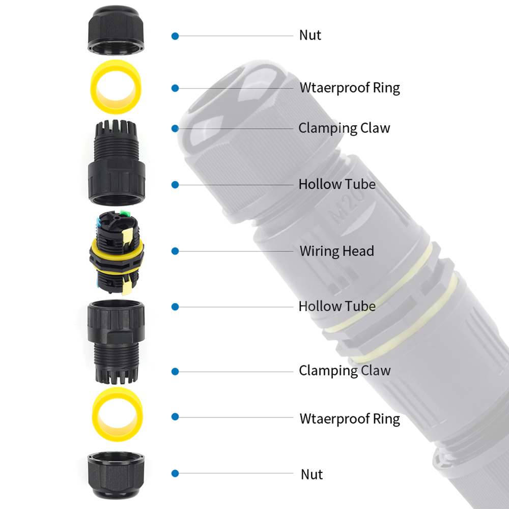 1 peça conectores de fio adapt - Push Fit Connector avaliação e preço