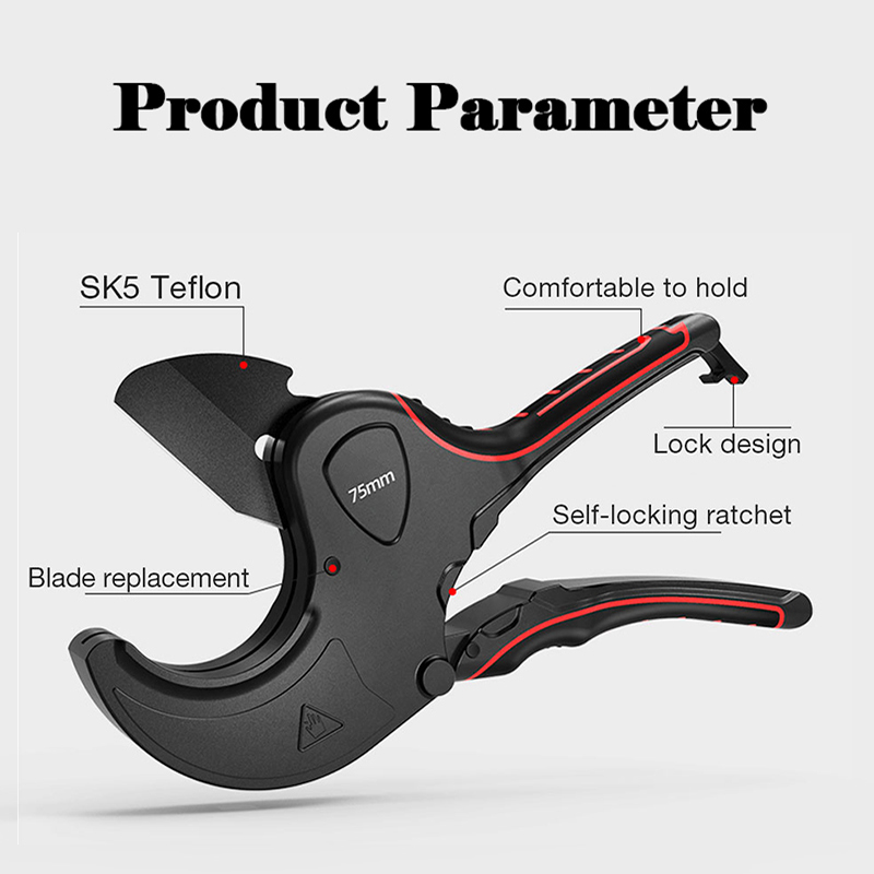 32mm 42mm 63mm 75mm cortador d - Pipe Cutter Ratchet avaliação e preço