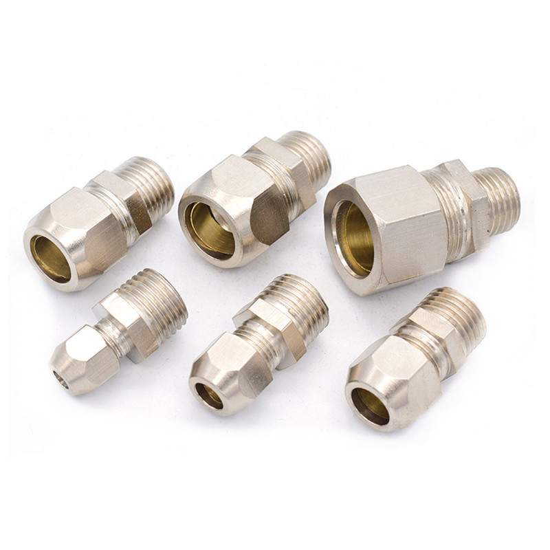 Rosca macho bsp com conector d - Compression Fitting Brass avaliação e preço