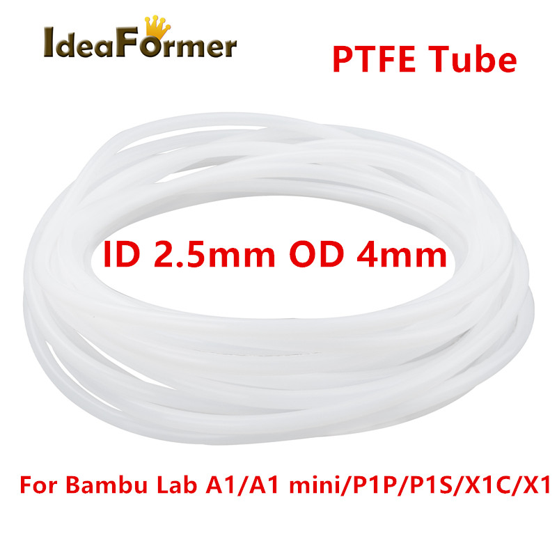 Tubo PTFE Bambu Lab 2.5mm OD 4 - Ptfe Tape Thread avaliação e preço