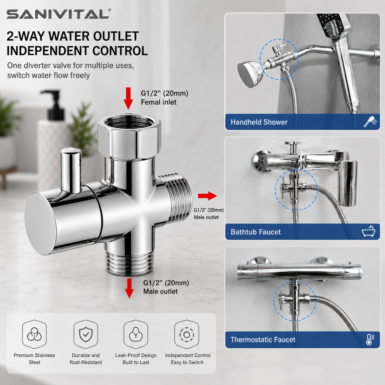 Válvula Divertora de Chuveiro  - Shower Valve Cartridge avaliação e preço