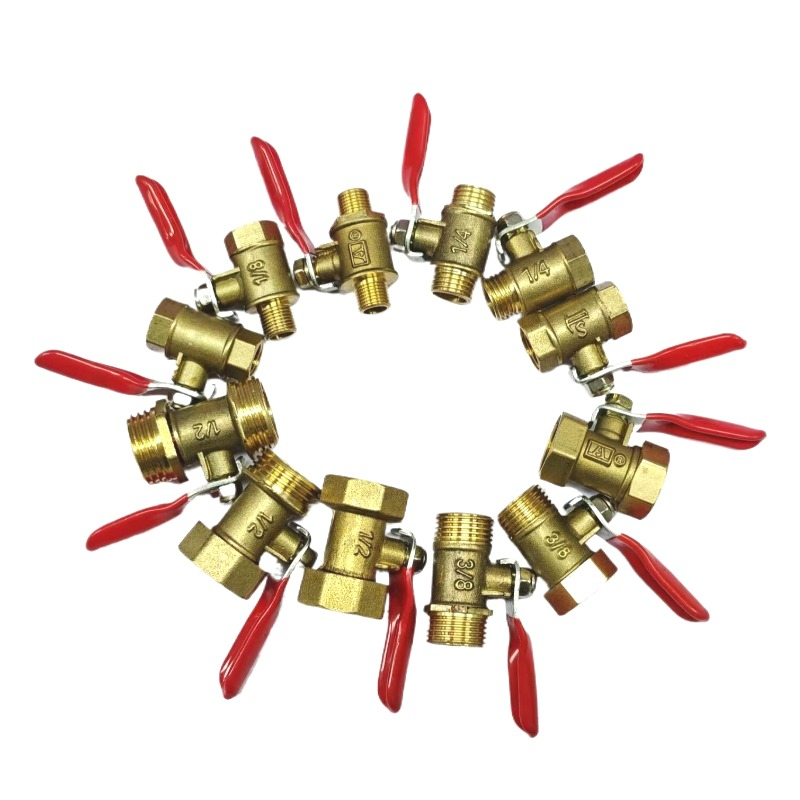Válvula de esfera pequena de l - Compression Fitting Brass avaliação e preço