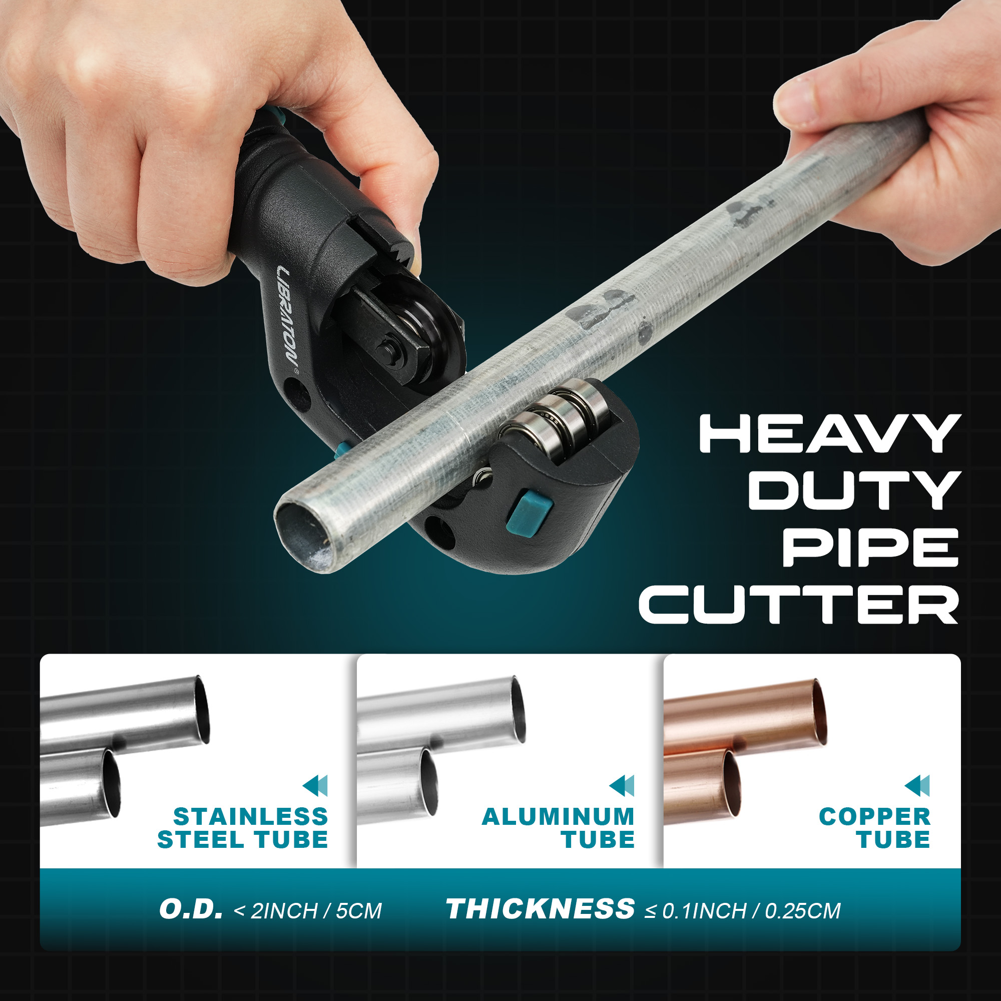 Cortador de tubos LIBRATON com - Pipe Cutter Ratchet avaliação e preço