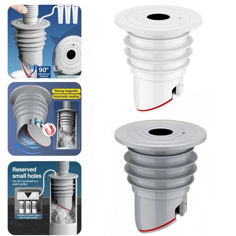 Rolha de pia de silicone, anel - Drain Pipe Clip avaliação e preço