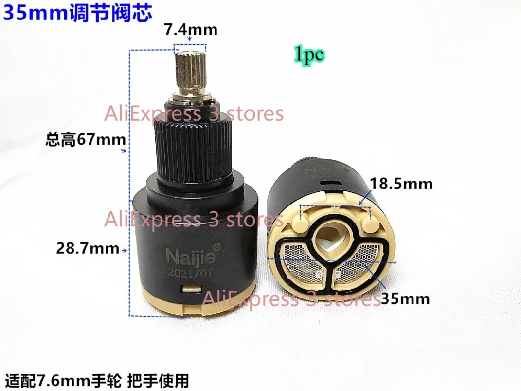 1 pçs 28mm/35mm/40mm torneira  - Basin Mixer Cartridge avaliação e preço