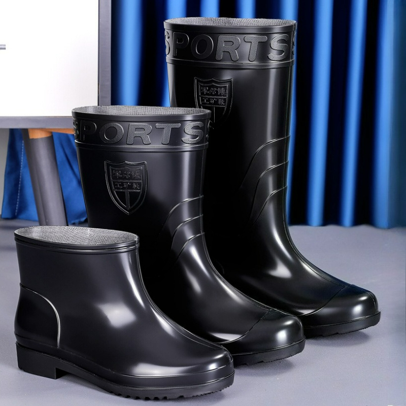 Botas de Chuva Masculinas de C - Pipe Bending Spring avaliação e preço