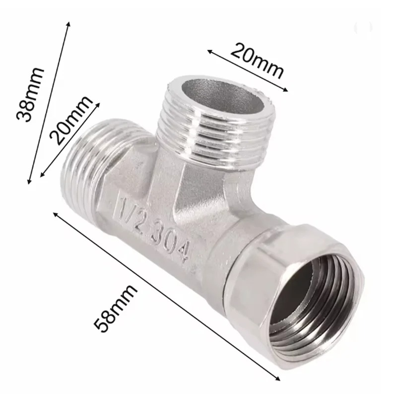 Adaptador t de aço inoxidável  - Shower Valve Cartridge avaliação e preço