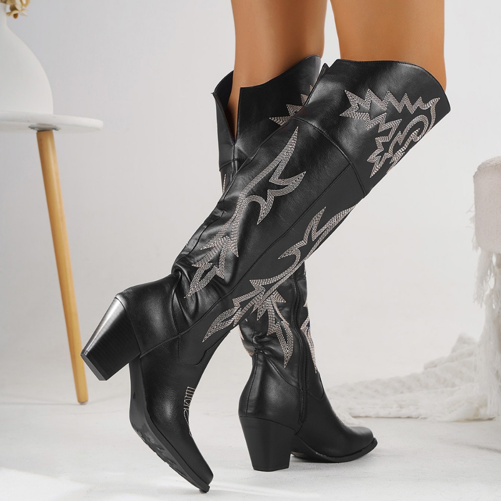 Botas Femininas de Cano Alto 2 - Pipe Bending Spring avaliação e preço