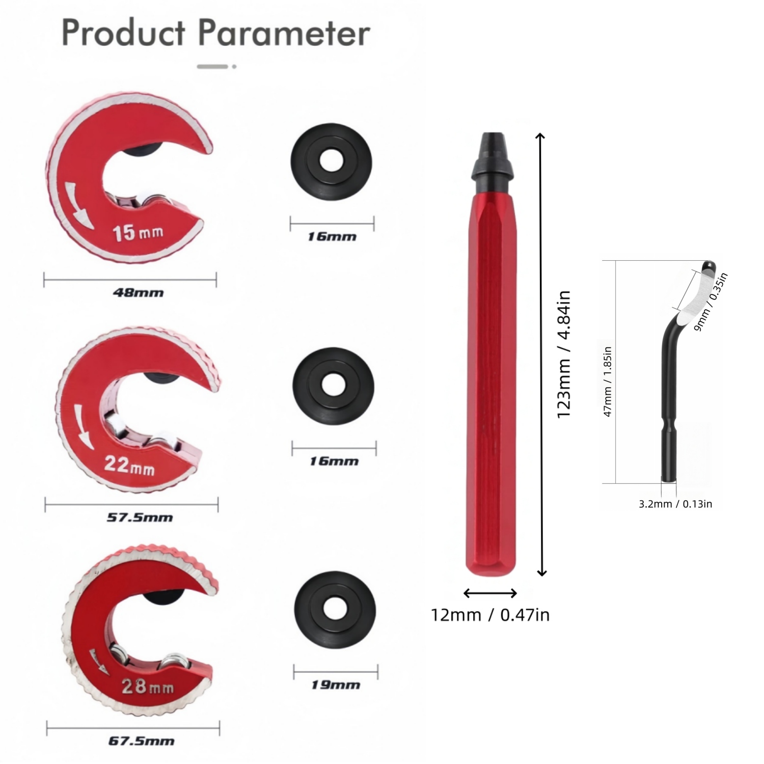 Conjunto de Cortadores de Tubo - Pipe Cutter Ratchet avaliação e preço