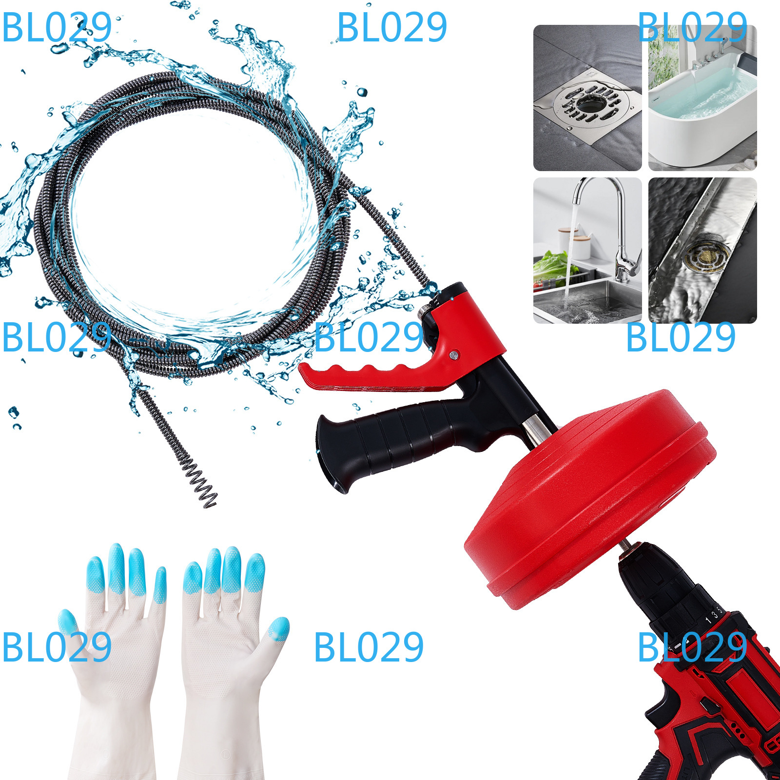 Desentupidor de Drenos Profiss - Drain Snake Flexible avaliação e preço