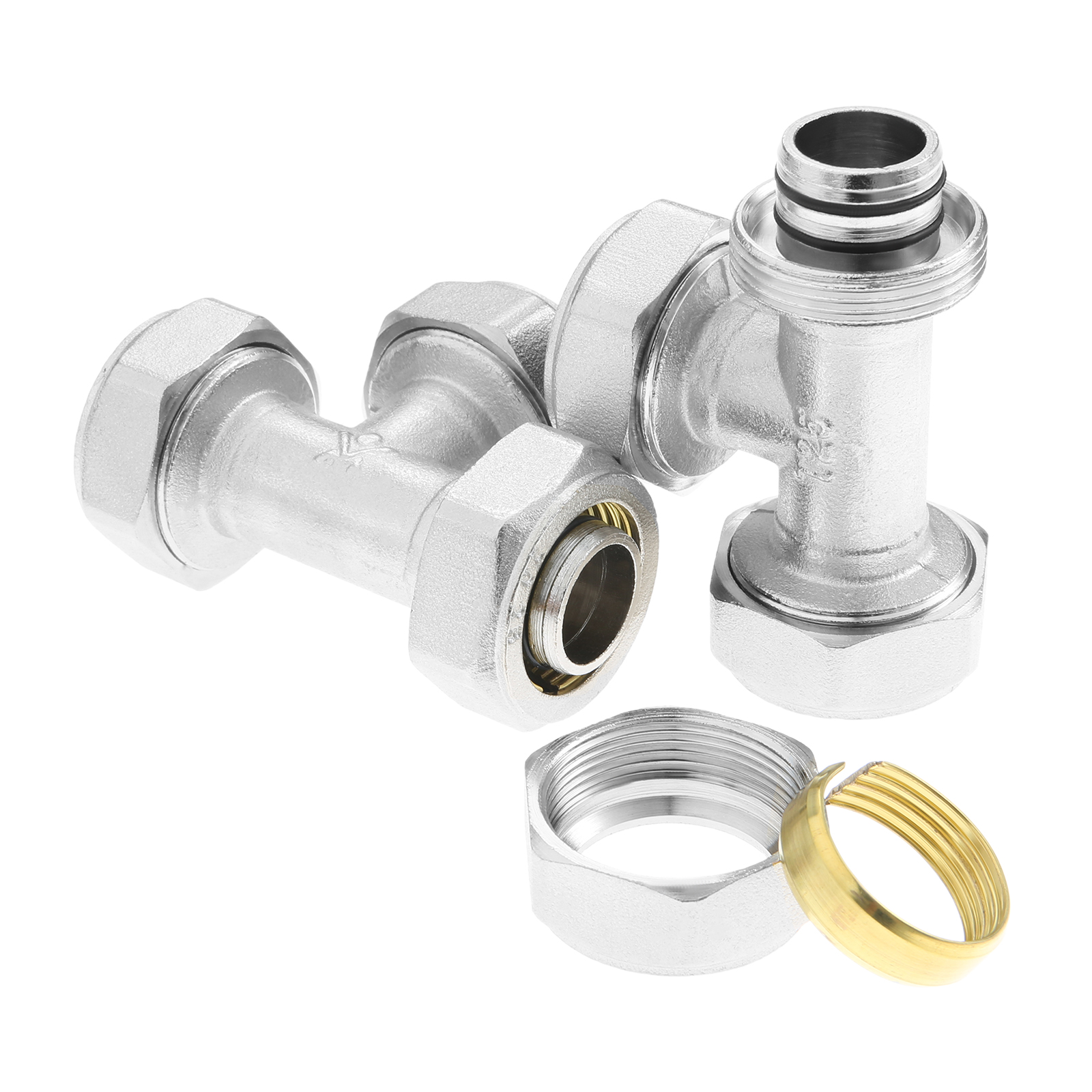 2 peças 3/4 ''acessórios de li - Compression Fitting Brass avaliação e preço
