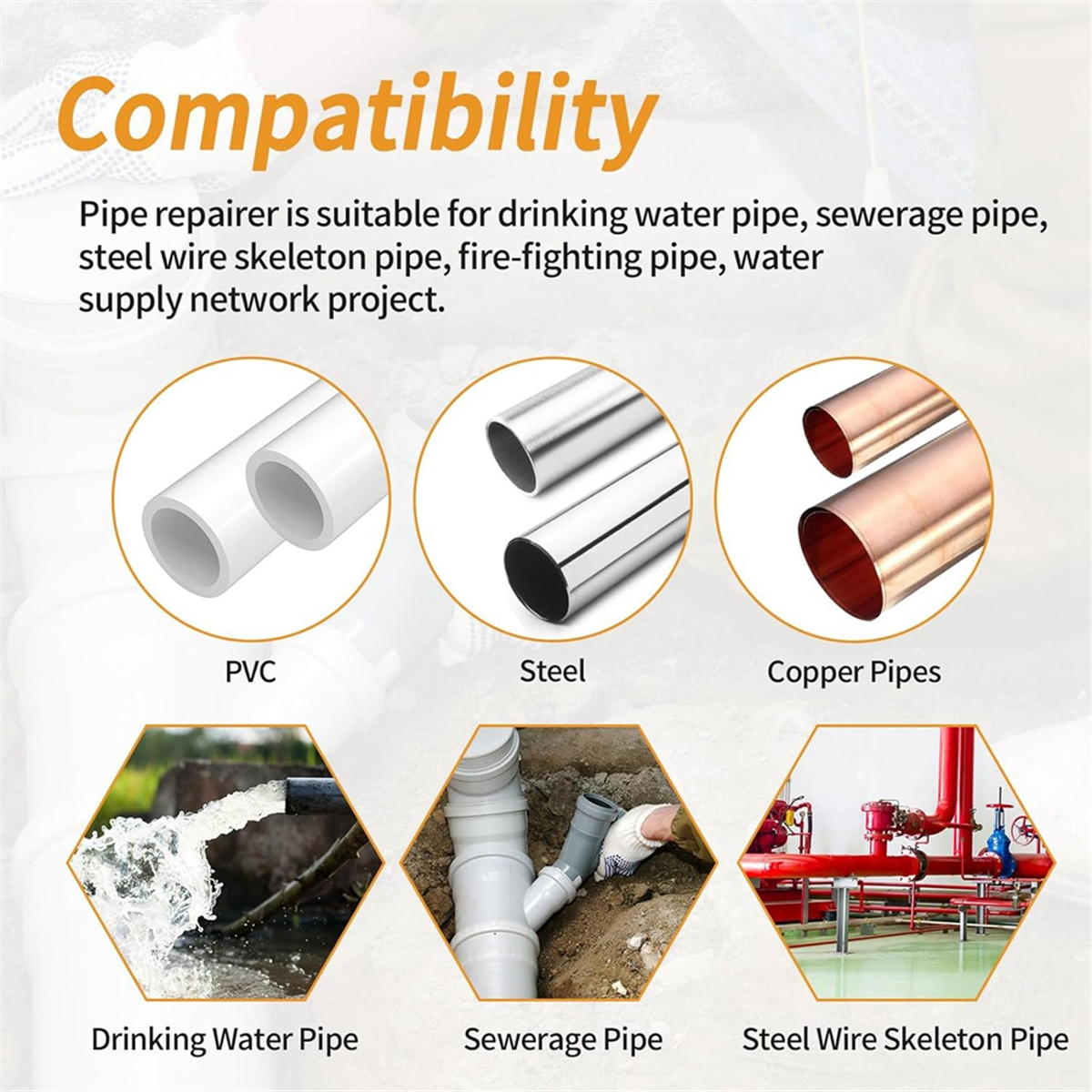 Kit de braçadeira para reparo  - Plastic Pipe Clip avaliação e preço