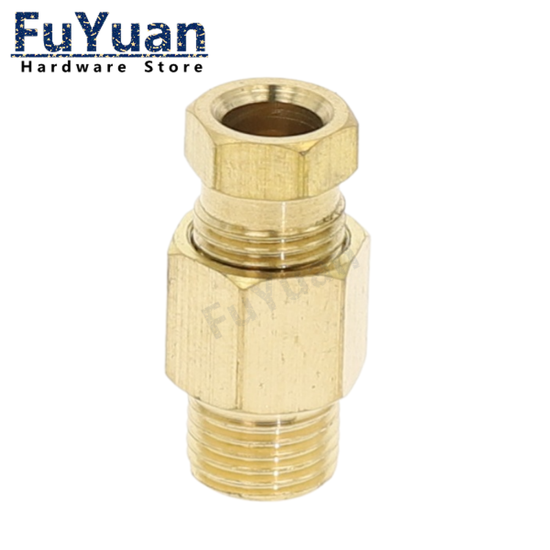Conector De Tubo De Máquina Fe - Compression Fitting Brass avaliação e preço
