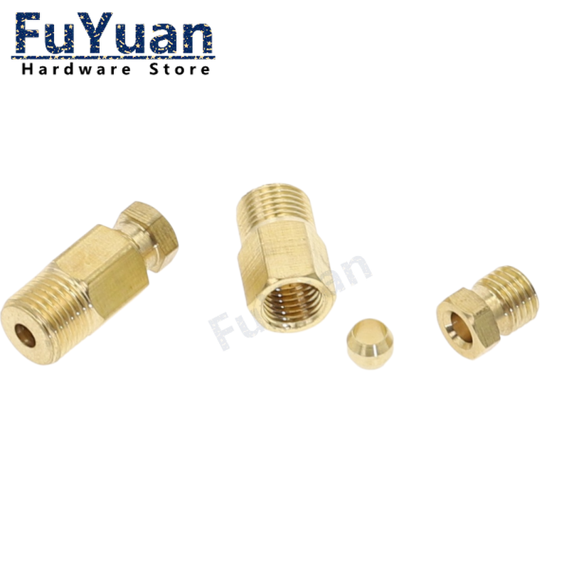 Conector De Tubo De Máquina Fe - Compression Fitting Brass avaliação e preço
