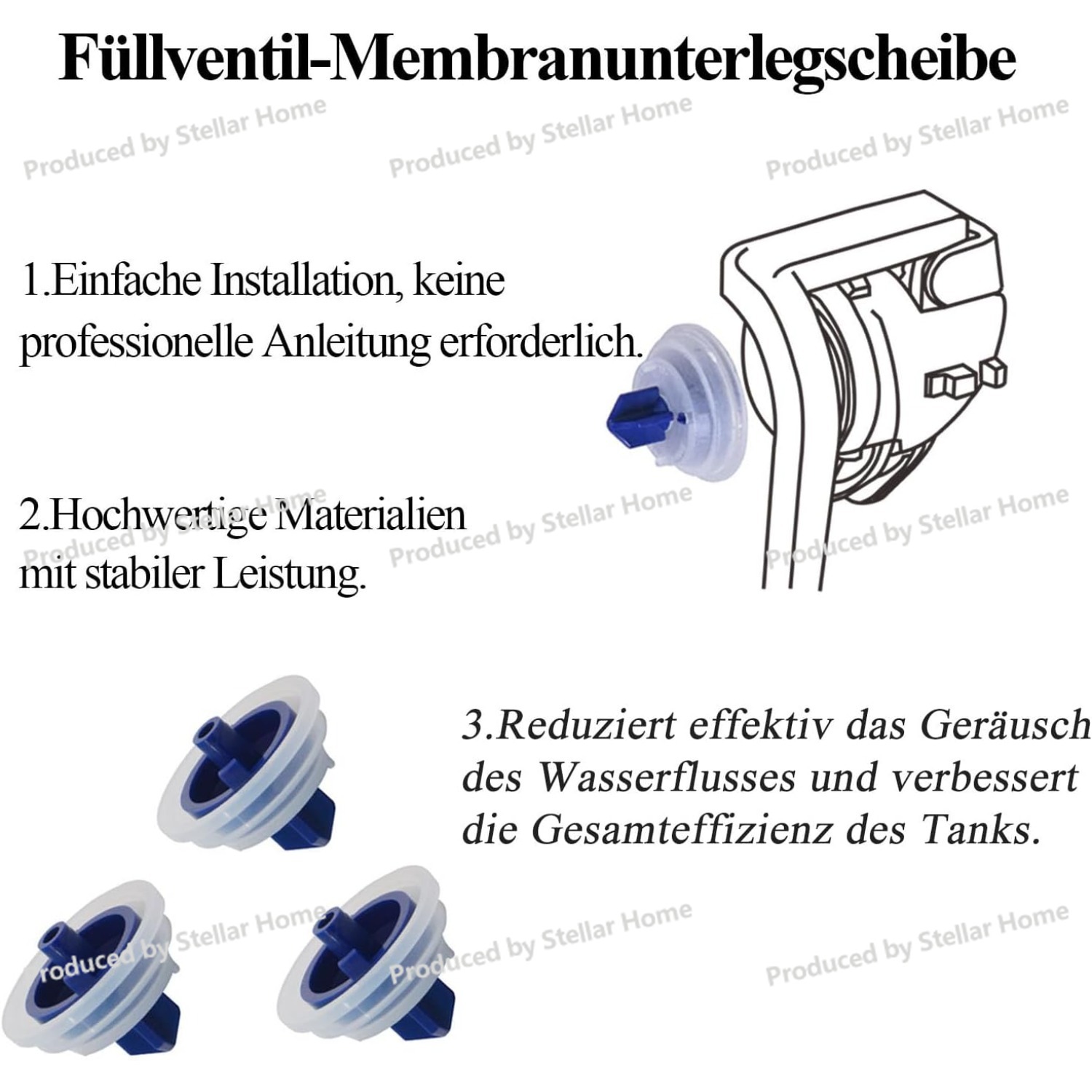 Substituição do diafragma da v - Toilet Fill Valve avaliação e preço